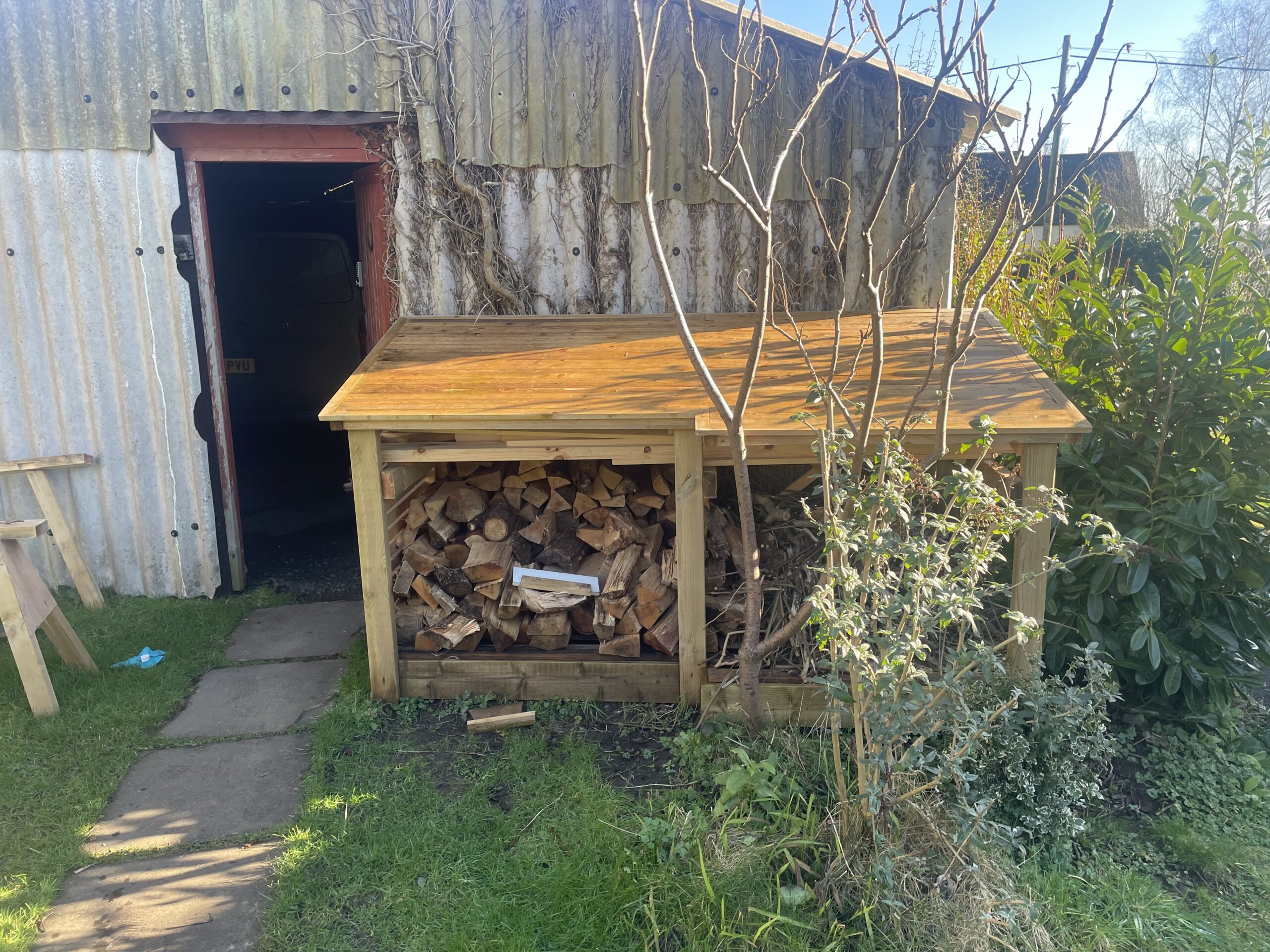 Wood store build by Teignexe Handyman